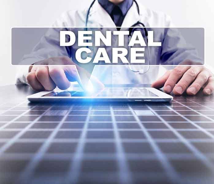 Dental care on digital screen